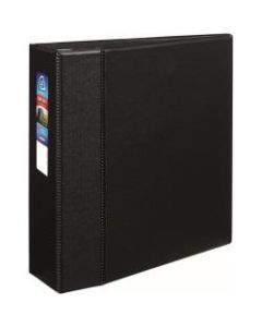 Avery Heavy-Duty 3-Ring Binder With Locking One-Touch EZD Rings, 4in D-Rings, 45% Recycled, Black