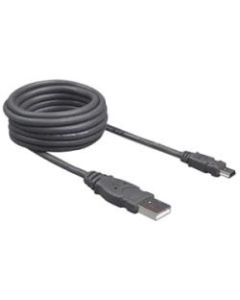 Belkin F3U138B06 USB Cable - 5.91 ft USB Data Transfer Cable - 5-pin Mini Type B USB - Black