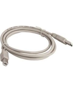 Compucessory USB 2.0 A-B Printer Cables - 6 ft USB Data Transfer Cable - First End: 1 x Type A Male USB - Second End: 1 x Type B Male USB - Gray - 1 Each