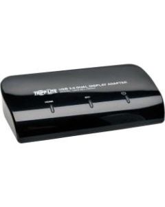 Tripp Lite USB 3.0 SuperSpeed to DVI and HDMI Dual Monitor Video Display Adapter - 2048 x 1152 - HDMI - DVI