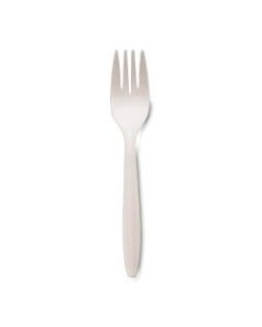 Dixie Bulk Case Plastic Forks, White, Case Of 1,000