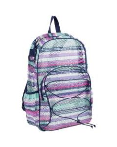 Eastsport Sport Mesh Backpack, With Bungee, Candy Stripes