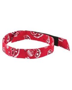 Ergodyne Chill-Its 6705 Evaporative Cooling Bandanas, Red Western, Pack Of 24 Bandanas