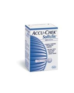 ACCU-CHEK Softclix Lancets, Retail, 28 Gauge, Box Of 100