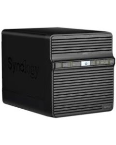 Synology DiskStation DS420j SAN/NAS Storage System - Realtek RTD1296 1.40 GHz - 4 x HDD Supported - 64 TB Supported HDD Capacity - 0 x HDD Installed - 4 x SSD Supported