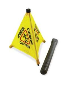 Impact Products 31in Pop Up Safety Cone - 1 Each - 18in Width - Cone Shape - Plastic - Yellow, Black