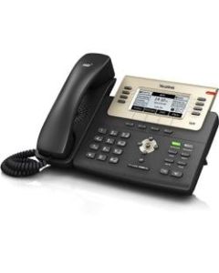 Ooma T27G IP Phone - Corded - Corded - Wall Mountable - 6 x Total Line - VoIP - Caller ID - Speakerphone - 2 x Network (RJ-45) - USB - PoE Ports - Monochrome - SIP, SIP v2, DHCP, PPPoE, TLS, TCP, UDP, SRTP, SNTP, NAT, LDAP Protocol(s)