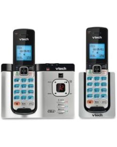 VTech Connect to Cell DS66212 DECT 6.0 Cordless Phone - Cordless - Corded - 1 x Phone Line - Speakerphone - Answering Machine
