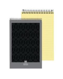 Office Depot Brand Professional Steno Book, 6in x 9in, Gregg Ruled, 200 Pages (100 Sheets), Canary