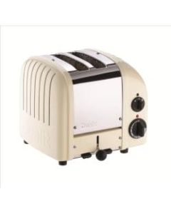 Dualit NewGen Extra-Wide Slot Toaster, 2-Slice, Canvas White