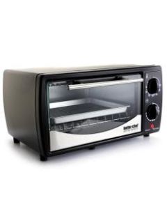 Better Chef Toaster Oven With Broiler, 9 L, Black/Stainless Steel