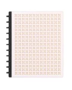 TUL Discbound Notebook, Letter Size, 60 Sheets, Rose Gold