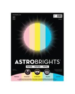 Astrobrights Color Paper, 8-1/2in x 11in, 24 Lb, Assorted Colors, 500 Sheets