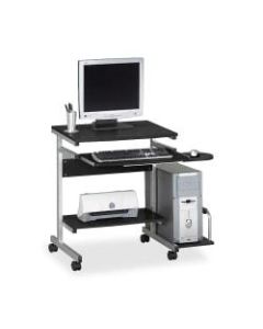 Eastwinds Portrait PC Desk Cart, Anthracite/Metallic Gray