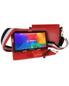 Linsay F7 Tablet, 7in Screen, 2GB Memory, 32GB Storage, Android 10, Cool Red