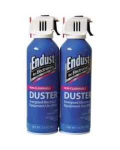 Endust For Electronics Compressed Gas Duster, 3.5 Oz, Pack Of 2