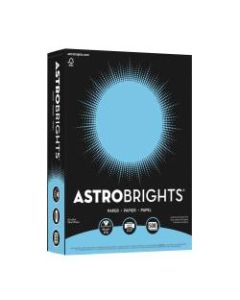 Astrobrights Color Paper, 8.5in" x 11in, 24 Lb, Lunar Blue, 500 Sheets