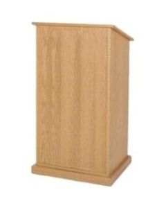 AmpliVox SW470 - Wireless Chancellor Lectern - 45in Height x 24in Width x 21in Depth - Cherry - Solid Wood Veneer