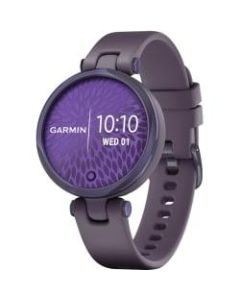 Line Garmin Lily Smart Watch - Women - Heart Rate Monitor, Pulse Oximeter Sensor, Accelerometer, Ambient Light Sensor  - TFT LCD - Touchscreen - Bluetooth - 120 Hour - 1.34in - Midnight Orchid, Deep Orchid Case