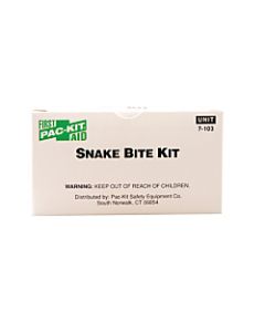 Snake Bite Kits, 11 Pieces, Plastic