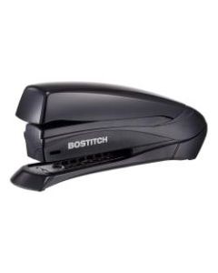 Bostitch Inspire Spring-Powered Desktop Stapler, 20 Sheets Capacity, Black