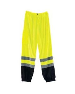 Ergodyne GloWear 8910 Class E Polyester Hi-Vis Pants, 2X/3X, Lime/Black