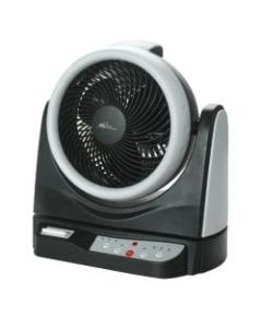 Royal Sovereign 10in Desktop Fan, 6 15/16inH x 13 1/4inW x 13 1/2inD, Black