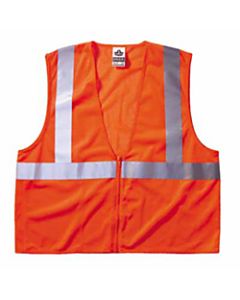 Ergodyne GloWear Safety Vest, Economy Mesh, Type-R Class 2, Small/Medium, Lime, 8210Z