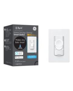 C by GE On/Off Dimmer Switch And Motion Sensor, White