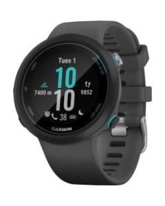 Line Garmin Swim 2 Smart Watch - Heart Rate Monitor, Accelerometer - Clock Display, Alarm, Timer, Stopwatch, Calendar, Music Player - 1in - TFT LCD - Touchscreen - GPS - 168 Hour - Slate
