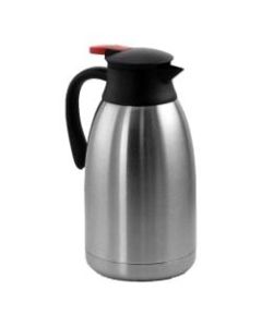 MegaChef 2-Liter Thermal Beverage Carafe, Silver