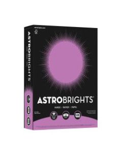 Astrobrights Color Paper, 8.5in x 11in, 24 lb., Planetary Purple, 500 Sheets