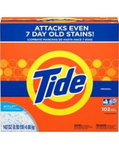 Tide Original Laundry Powder - Concentrate Powder - 143 oz (8.94 lb) - Original Scent - 2 / Carton - White