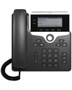 Cisco 7821 IP Phone - Wall Mountable - 2 x Total Line - VoIP - Caller ID - SpeakerphoneEnhanced User Connect License, Unified Communications Manager - 1 x Network (RJ-45) - PoE Ports - SIP, LDAP, CDP, SRTP, TLS, DHCP Protocol(s)