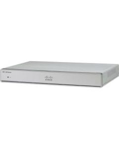 Cisco C1111-4P Router - 5 Ports - PoE Ports - Management Port - 1 - Gigabit Ethernet - Rack-mountable, Desktop - 1 Year