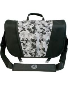 Mobile Edge 16in PC/17in Mac Sumo Messenger Bag - Black/ Silver