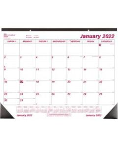 Brownline Monthly Desk Pad, 17in x 22in, January To December 2022, C1731