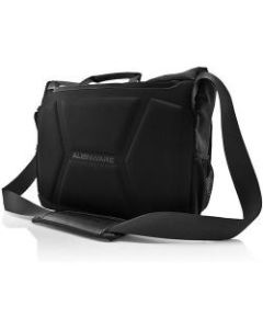 Mobile Edge Alienware Vindicator AWVM1417 Carrying Case (Messenger) for 14in to 17.1in Notebook - Black - Weather Resistant Flap, Wear Resistant Base - Nylon - Alien Head Logo - Handle, Shoulder Strap - 13.5in Height x 17.5in Width x 5in Depth