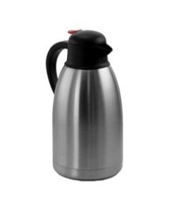 MegaChef 2-Liter Thermal Beverage Carafe, Silver