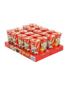 Meiji Yan Yan Chocolate Creme Cracker Sticks With Dip, 2 Oz, 10 Cups Per Pack, Case Of 2 Packs