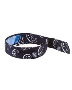 Ergodyne Chill-Its 6705CT PVA Evaporative Cooling Bandanas, Navy Western, Pack Of 6 Bandanas