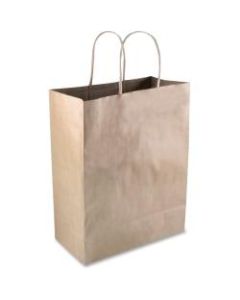 COSCO Premium Large Brown Paper Shopping Bags - 10in Width x 13in Length - Kraft - Paper - 50/Box - Shopping