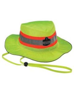 Ergodyne Chill-Its 8953CT Evaporative Class Headwear Hi-Vis Ranger Hat, Large/X-Large, Lime