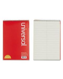 Universal Steno Book, 6in x 9in, Pitman Ruled, 60 Sheets, Red