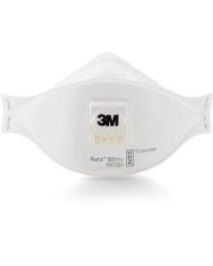 3M Aura N95 Approved Particulate Respirators, White, Box Of 12