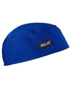 Ergodyne Chill-Its 6630 Terry Cloth Skull Caps, Blue, Pack Of 6 Caps