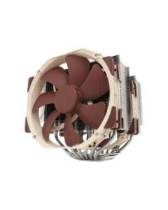 Noctua NH-D15 - Processor cooler - (for: LGA1156, AM2, AM2+, AM3, LGA1155, AM3+, LGA2011, FM1, FM2, LGA1150, FM2+, LGA1151, LGA2011-3 (Square ILM), AM4, LGA2066, LGA1200) - aluminum with copper base - 140 mm