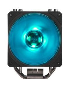 Cooler Master Hyper 212 RGB Black Edition Cooling Fan Heatsink - 428.6 gal/min Maximum Airflow - 30 dBA Noise - 4-pin PWM Fan