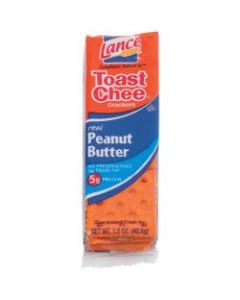 Lance Toast Chee Peanut Butter Cracker Sandwiches - Individually Wrapped - Peanut Butter - 1 Serving Pack - 24 / Box