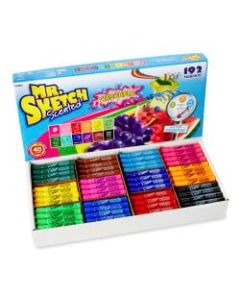 Mr. Sketch Scented Washable Markers - Narrow, Medium, Broad Marker Point - Chisel Marker Point Style - Assorted - 192 / Set